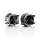 LED противотуманные фары Nissan Qashqai J10 2006-2013 90мм 30W с ДХО / Ниссан Кашкай J10 (комплект 2 шт.)