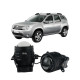 Протитуманні LED лінзи Renault Duster 2010-2024 А1 90W з СТГ біло-жовті / протитуманні фари Рено Дастер (2 шт.)