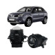 Протитуманні LED лінзи Renault Koleos 2008-2024 А1 90W з СТГ біло-жовті / протитуманні фари Рено Колеос (2 шт.)