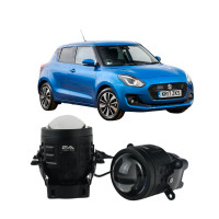 Протитуманні LED лінзи Suzuki Swift 2005-2017 А1 90W з СТГ біло-жовті / протитуманні фари Сузукі Свіфт (2 шт.)