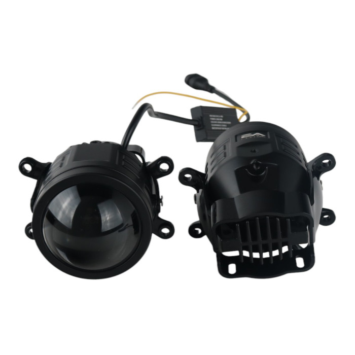 Протитуманні LED лінзи Suzuki Swift 2005-2017 А1 90W з СТГ біло-жовті / протитуманні фари Сузукі Свіфт (2 шт.)