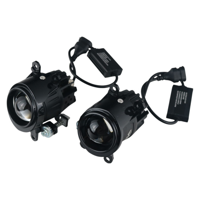 ПТФ LED линзы Toyota Camry XV70 2017-2024 противотуманные фары 60-80W белый свет СТГ A1 2" (2 шт.)