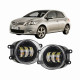 Протитуманні LED фари Toyota Auris 1 2006-2012 JR-W-13 50W 3 лінзи з СТГ / Тойота Ауріс (2 шт.)