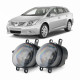 Протитуманні LED фари Toyota Avensis T27 2009-2015 JR-W-13 Лінза 50W з СТГ / Тойота Авенсіс (2 шт.)