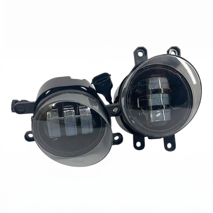 Протитуманні LED фари Toyota Camry 40 2006-2011 JR-W-13 50W 3 линзи з СТГ / Тойота Кемрі 40 (2 шт.)