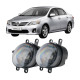 Протитуманні LED фари Toyota Corolla E150 2006-2013 JR-W-13 Лінза 50W з СТГ / Тойота Королла (2 шт.)