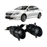 Протитуманні LED лінзи Toyota Camry XV50 / XV55 2011-2018 А1 90W з СТГ біло-жовті / протитуманні фари Тойота Кемрі (2 шт.)