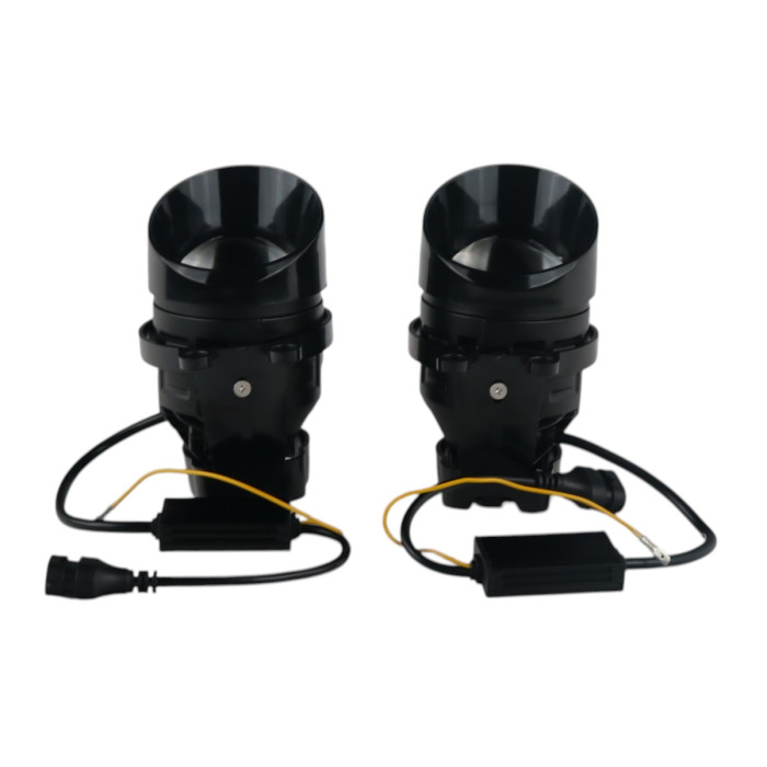 Противотуманные LED линзы Toyota Camry XV50 / XV55 2011-2018 А1 90W с СТГ бело-желтые / противотуманные фары Тойота Кэмри (2 шт.)