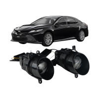 Протитуманні LED лінзи Toyota Camry XV70 2017-2024 А1 90W з СТГ біло-жовті / протитуманні фари Тойота Кемрі (2 шт.)