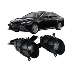 Протитуманні LED лінзи Toyota Camry XV70 2017-2024 А1 90W з СТГ біло-жовті / протитуманні фари Тойота Кемрі (2 шт.)