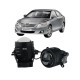 Протитуманні LED лінзи Toyota Corolla E150 2006-2013 А1 90W з СТГ біло-жовті / протитуманні фари Тойота Королла (2 шт.)