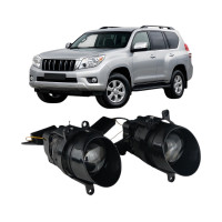 Протитуманні LED лінзи Toyota Land Cruiser Prado 150 2009-2024 А1 90W з СТГ біло-жовті / протитуманні фари Тойота Ленд Крузер Прадо (2 шт.)