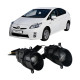 Протитуманні LED лінзи Toyota Prius 2009-2023 А1 90W з СТГ біло-жовті / протитуманні фари Тойота Пріус (2 шт.)