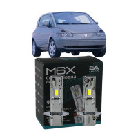 LED лампи Renault Avantime 2001-2003 H3 M6X дальнє світло (4000Lm 5500K) / Рено Авантайм (комплект 2 шт.)