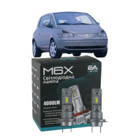 LED лампи Renault Avantime 2001-2003 H7 M6X ближнє світло (4000Lm 5500K) / Рено Авантайм (комплект 2 шт.)
