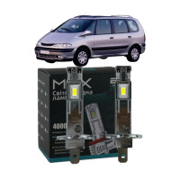 LED лампи Renault Espace III 1996-2000 H1 M6X ближнє світло (4000Lm 5500K) / Рено Еспейс 3 (комплект 2 шт.)