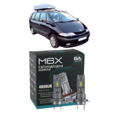 LED лампи Renault Espace III 2000- H7 M6X ближнє світло (4000Lm 5500K) / Рено Еспейс 3 (комплект 2 шт.)