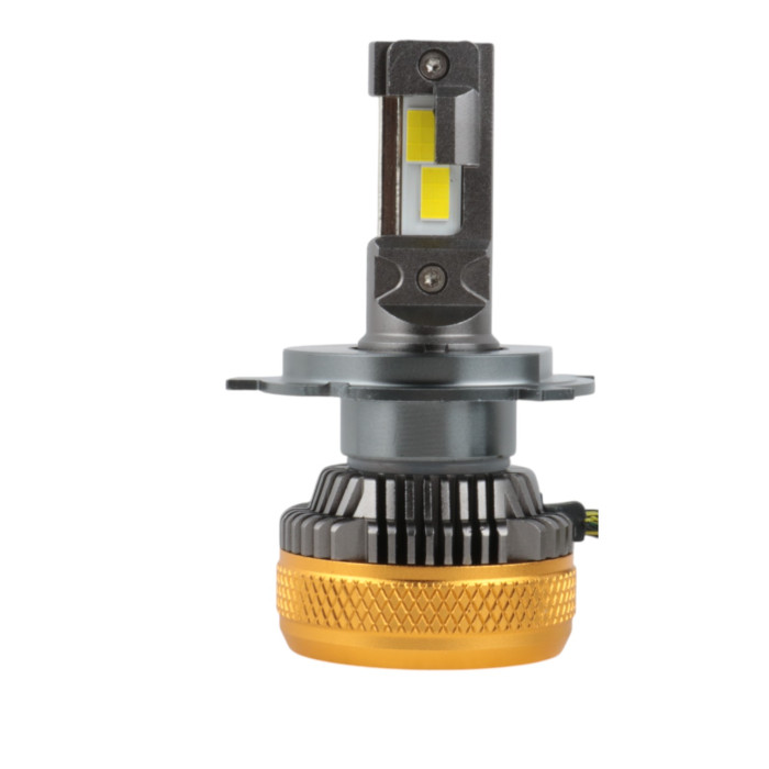 LED лампи Renault Kangoo 2 2008-2021 H4 K100 ближнє/дальнє світло (15000Lm 5000K) / Рено Кенго 2 (комплект 2 шт.)