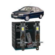 LED лампи Renault Laguna I Phase 2 1998-2001 H1 M6X дальнє світло (4000Lm 5500K) / Рено Лагуна 1 (комплект 2 шт.)