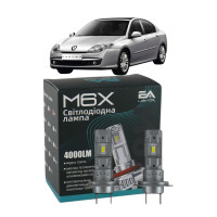 LED лампи Renault Laguna III 2007- H7 M6X дальнє світло (4000Lm 5500K) / Рено Лагуна 3 (комплект 2 шт.)