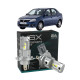 LED лампи Renault Logan 2004- H4 M6X ближнє/дальнє світло (4000Lm 5500K) / Рено Логан (комплект 2 шт.)