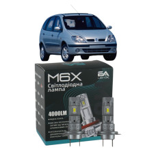 LED лампы Renault Scenic I 1999-2003 H7 M6X ближний свет (4000Lm 5500K) / Рено Сценик 1 (комплект 2 шт.)