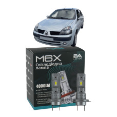 LED лампы Renault Thalia I 2001-2003 H7 M6X дальний свет (4000Lm 5500K) / Рено Талия (комплект 2 шт.)