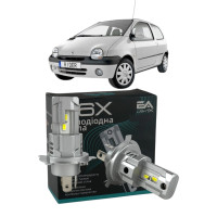 LED лампы Renault Twingo 1993- H4 M6X ближний/дальний свет (4000Lm 5500K) / Рено Твинго (комплект 2 шт.)