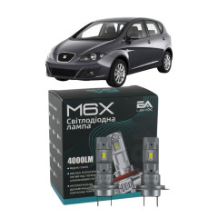 LED лампи SEAT Altea 2004- H7 M6X ближнє світло (4000Lm 5500K) / Сеат Алтеа (комплект 2 шт.)