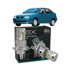 LED лампы SEAT Cordoba (Single Reflector) 1993-1999 H4 M6X ближний/дальний свет (4000Lm 5500K) / Сеат Кордоба (комплект 2 шт.)