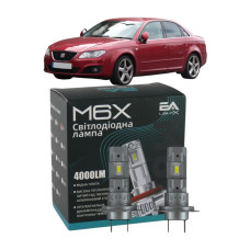 LED лампи SEAT Exeo 2008- H7 M6X ближнє світло (4000Lm 5500K) / Сеат Ексео (комплект 2 шт.)