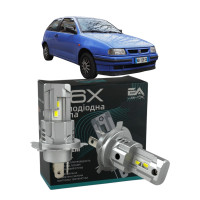 LED лампи SEAT Ibiza II 1993-1999 H4 M6X ближнє/дальнє світло (4000Lm 5500K) / Сеат Ібіца 2 (комплект 2 шт.)
