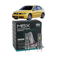 LED лампи SEAT Leon 1999-2006 H7 M6X ближнє світло (4000Lm 5500K) / Сеат Леон (комплект 2 шт.)