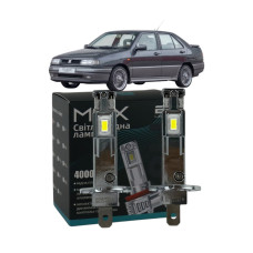 LED лампи SEAT Toledo I 1991-1999 H1 M6X ближнє світло (4000Lm 5500K) / Сеат Толедо 1 (комплект 2 шт.)