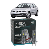 LED лампи SEAT Toledo II 1999-2006 H7 M6X ближнє світло (4000Lm 5500K) / Сеат Толедо 2 (комплект 2 шт.)