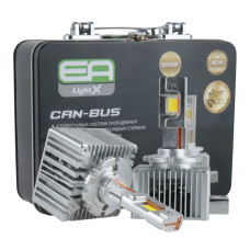 Светодиодные LED лампы D8S EA Light X K70 Can-Bus 6000K 14000Lm 12-24V (комплект 2 шт.) штатные линзованные автолампы