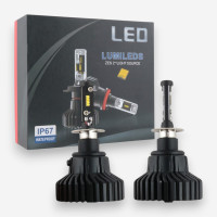 LED лампи H3 EA Light X X3 6000Lm Lumileds ZES 12/24V в ПТФ / протитуманки (2 шт.)
