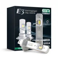 LED лампи H1 EA Light X E3 6000Lm 5000K CSP 12/24V для авто головне світло / ПТФ (2 шт.)