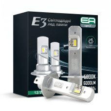 LED лампы H1 EA Light X E3 6000Lm 5000K CSP 12/24V для авто головной свет / ПТФ (2 шт.)