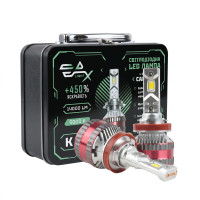 Світлодіодні LED лампи H11 EA Light X K70 CAN-BUS 5000K 14000Lm 9V-32V +450% кулер для авто (комплект 2 шт.)
