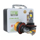 Світлодіодні LED лампи H13 EA Light X K100 CAN-BUS 5000K 15000Lm 9V-32V +500% кулер для авто (комплект 2 шт.)