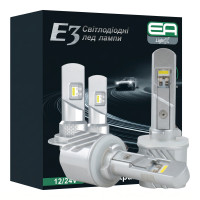 LED лампы H27 EA Light X E3 6000Lm 5000K CSP 12/24V для авто в противотуманные фары / ПТФ (2 шт.)