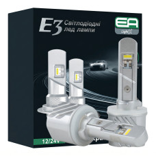 LED лампы H27 EA Light X E3 6000Lm 5000K CSP 12/24V для авто в противотуманные фары / ПТФ (2 шт.)