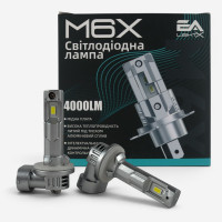 LED лампи H27 EA Light X M6X 4000Lm 6000K 12V для авто у протитуманні фари (2 шт.)