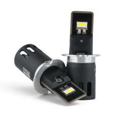 LED лампы H3 EA Light X E4 8000Lm 5000K CSP 9-32V для авто противотуманные фары / ПТФ (2 шт.)