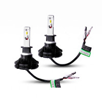 LED лампи H3 EA Light X X3 6000Lm 50W Lumileds ZES 12/24V в ПТФ / протитуманки (2 шт.)