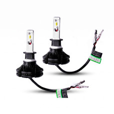 LED лампи H3 EA Light X X3 6000Lm 50W Lumileds ZES 12/24V в ПТФ / протитуманки (2 шт.)
