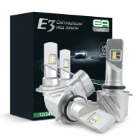 LED лампи HB4 (9006) EA Light X E3 6000Lm 5000K CSP 12/24V для авто головне світло / ПТФ (2 шт.)