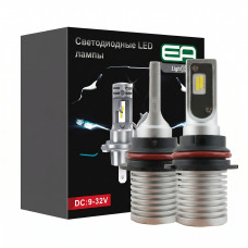 LED лампи HB5 (9007) EA Light X E1 4000Lm 5000K 12/24V безвентиляторні ближнє/дальнє світло (2 шт.)