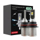 LED лампи HB5 (9007) EA Light X E1 4000Lm 5000K 12/24V безвентиляторні ближнє/дальнє світло (2 шт.)